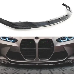 Top Prodej BMW M4 G82, karbonový spoiler pod přední nárazník ver.2, Maxton Design