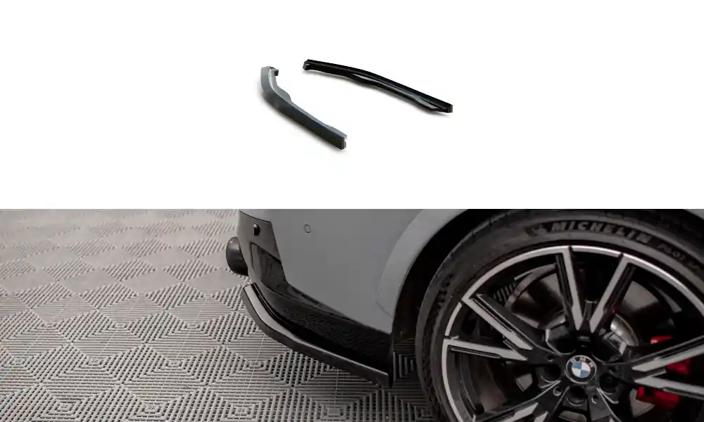 Zlevněný BMW řada 2 G42 M240i, boční difuzory pod zadní nárazník ver.2, Maxton Design