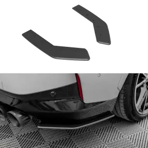 Dokud Zásoby Vydrží BMW řada 2 G42 M-Pack, "Street Pro" boční difuzory pod zadní nárazník, plast ABS bez povrchové úpravy, Maxton Design