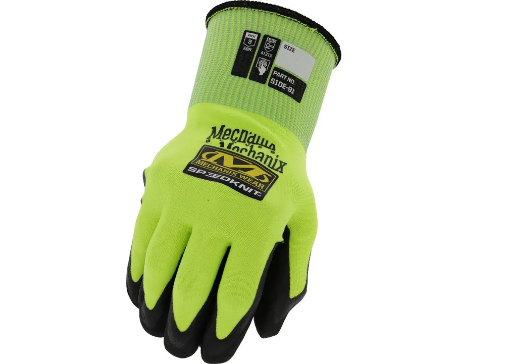 Akční Nabídka Rukavice Mechanix Hi-Viz SpeedKnit Utility