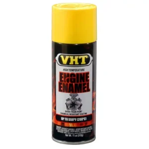 Levný VHT Engine Enamel barva na motory lesklá žlutá, do teploty až 288°C