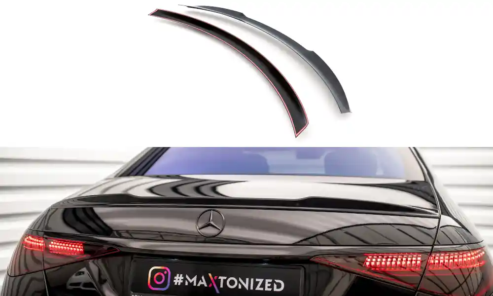 Horká Nabídka Mercedes třída S W223 AMG-Line, prodloužení spoileru 3d, Maxton Design