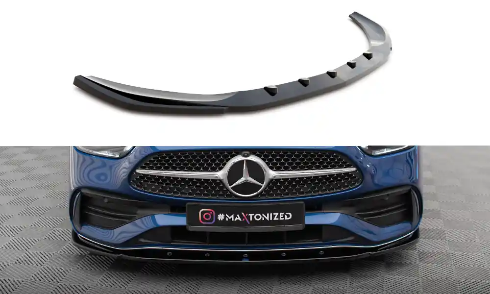 Mercedes třída C W206 AMG-Line, spoiler pod přední nárazník ver.2, Maxton Design Bezpečná Platba
