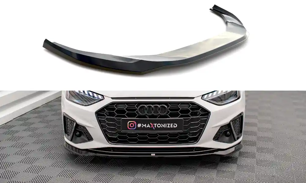Audi A4 B9 FL S-Line, spoiler pod přední nárazník ver.2, Maxton Design Autentický