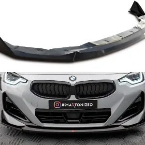 BMW řada 2 G42 M240i, spoiler pod přední nárazník ver.3, Maxton Design Značkový