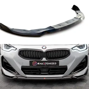 Zlevněný BMW řada 2 G42 M240i, spoiler pod přední nárazník, Maxton Design