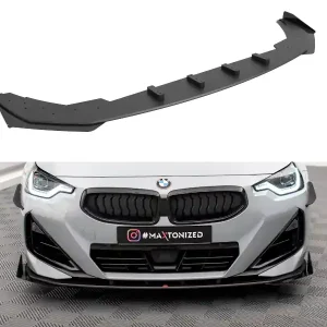 BMW řada 2 G42 M-Pack, M240i, "Street Pro" spoiler pod přední nárazník s křidélky, Maxton Design Dokud Zásoby Vydrží