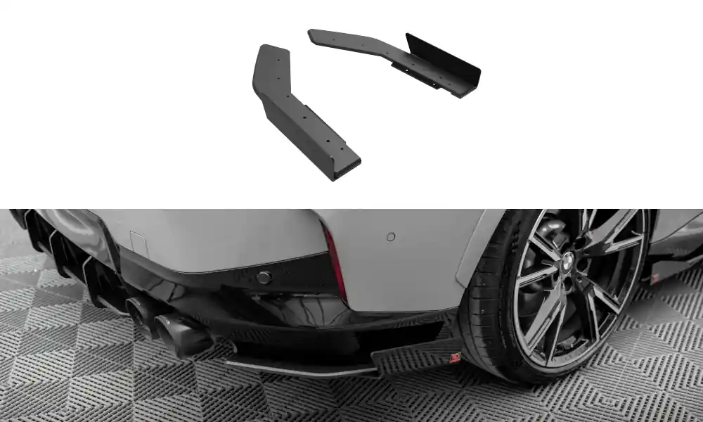 Vrácení Zdarma BMW řada 2 G42 M240i,"Street Pro" boční difuzory pod zadní nárazník s křidélky, Maxton Design