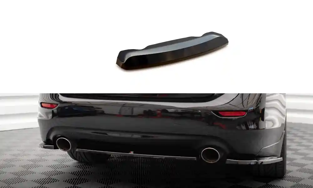 Originální Infiniti Q50 S Mk1, středový spoiler pod zadní nárazník, Maxton Design