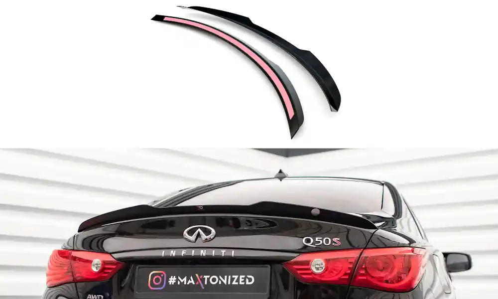 Akční Nabídka Infiniti Q50 S Mk1, prodloužení spoileru, Maxton Design