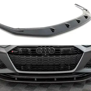 Akční Cena Audi RS6 C8, karbonový spoiler pod přední nárazník, Maxton Design
