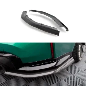 BMW řada M3 G80, karbonové boční difuzory pod zadní nárazník, Maxton Design Časově Omezené