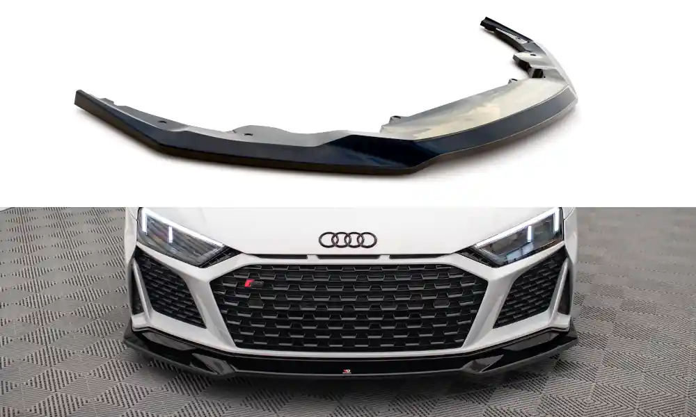 Audi R8 Mk2 Facelift, spoiler pod přední nárazník ver.3, Maxton Design Originální