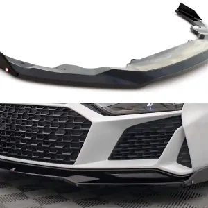 Ověřený Audi R8 Mk2 Facelift, spoiler pod přední nárazník ver.3 s křidélky, Maxton Design