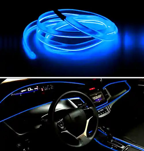 Akční Nabídka Ambientní podsvětlení interiéru led 300cm Modré