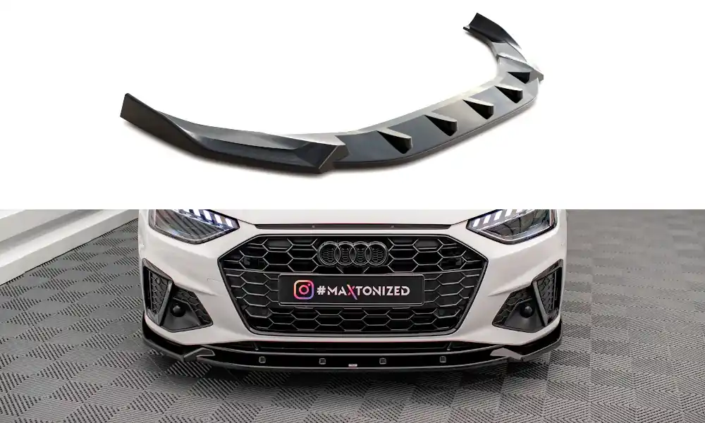 Audi A4 B9 FL S-Line, spoiler pod přední nárazník, Maxton Design Levný