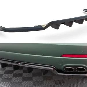 Sleva Maserati Levante Mk1 Standard, středový spoiler pod zadní nárazník s žebrováním, Maxton Design