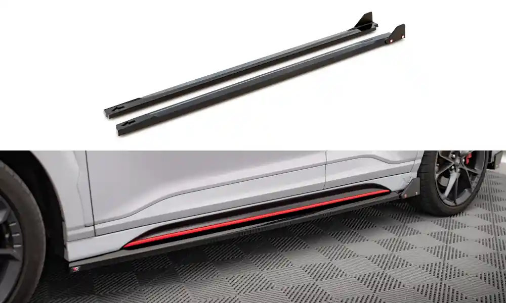 Nakupujte Hned Hyundai Kona N Mk1, difuzory pod boční prahy s křidélky ver.1, Maxton Design