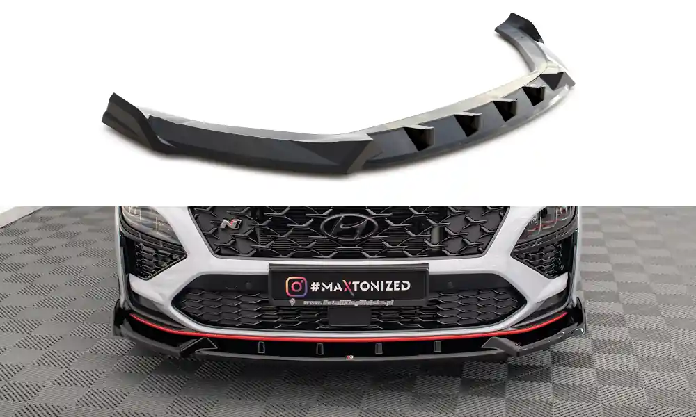 Hyundai Kona N Mk1, spoiler pod přední nárazník, Maxton Design Autentický