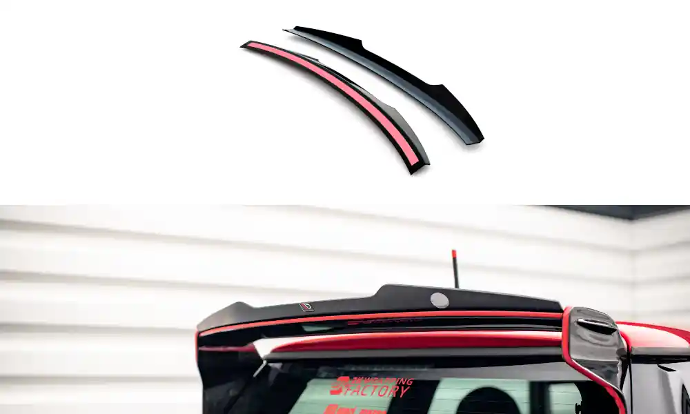 Super Cena Mini Cooper R56 JCW, prodloužení spoileru ver. 2, Maxton Design
