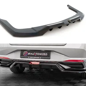 Nejprodávanější Hyundai Elantra Mk7, středový spoiler pod zadní nárazník s žebrováním, Maxton Design