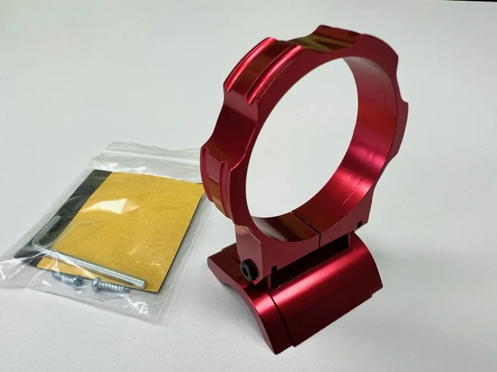 Sezónní Sleva Hliníkový držák budíku na palubní desku Epman Elox - Červený 52mm