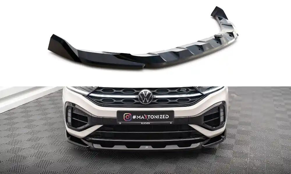 Volkswagen T-roc R Mk1 FL / T-Roc R-Line Mk1 FL, spoiler pod přední nárazník ver.2, Maxton Design Tovární Cena
