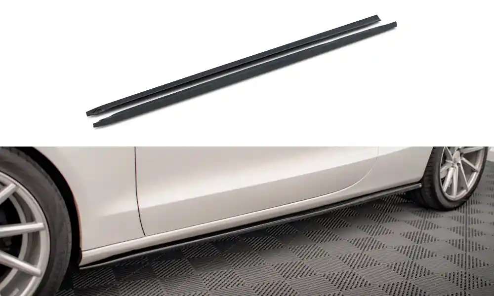 Audi A5 8T FL Coupe S-Line, difuzory pod boční prahy ver.2, Maxton Design Výprodej
