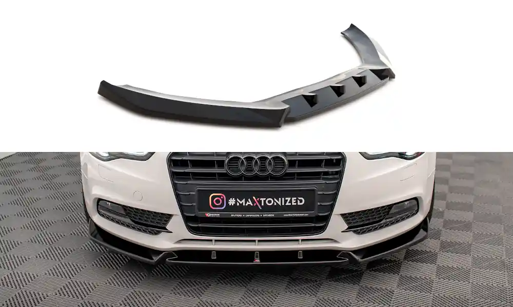 Audi A5 8T FL Coupe, spoiler pod přední nárazník, Maxton Design Výprodej