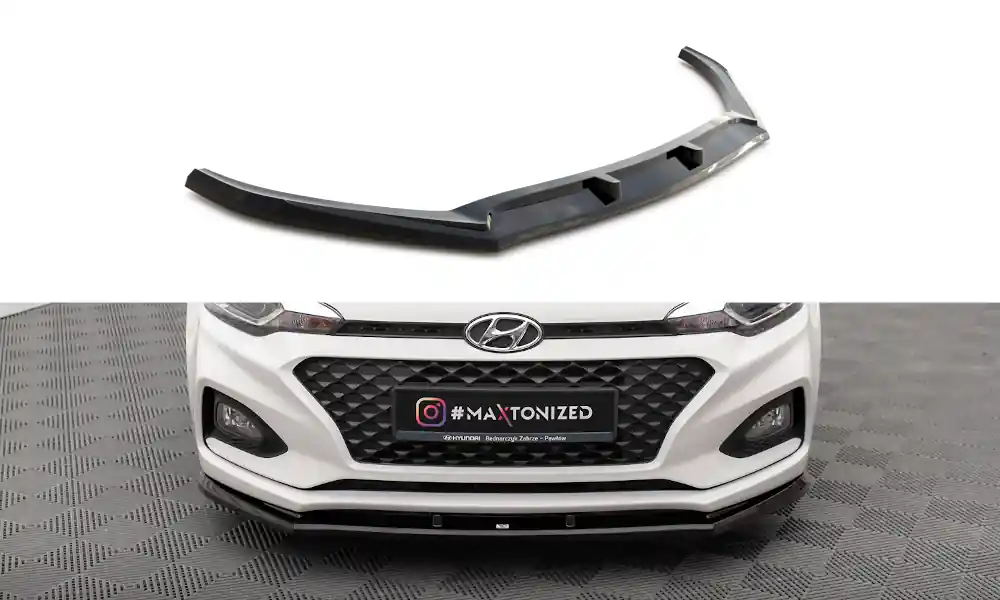 Nová Kolekce Hyundai i20 Mk2 Facelift, spoiler pod přední nárazník, Maxton design