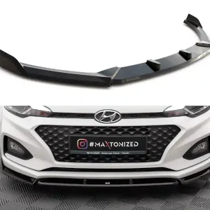 Horká Nabídka Hyundai i20 Mk2 Facelift, spoiler pod přední nárazník ver.2, Maxton design