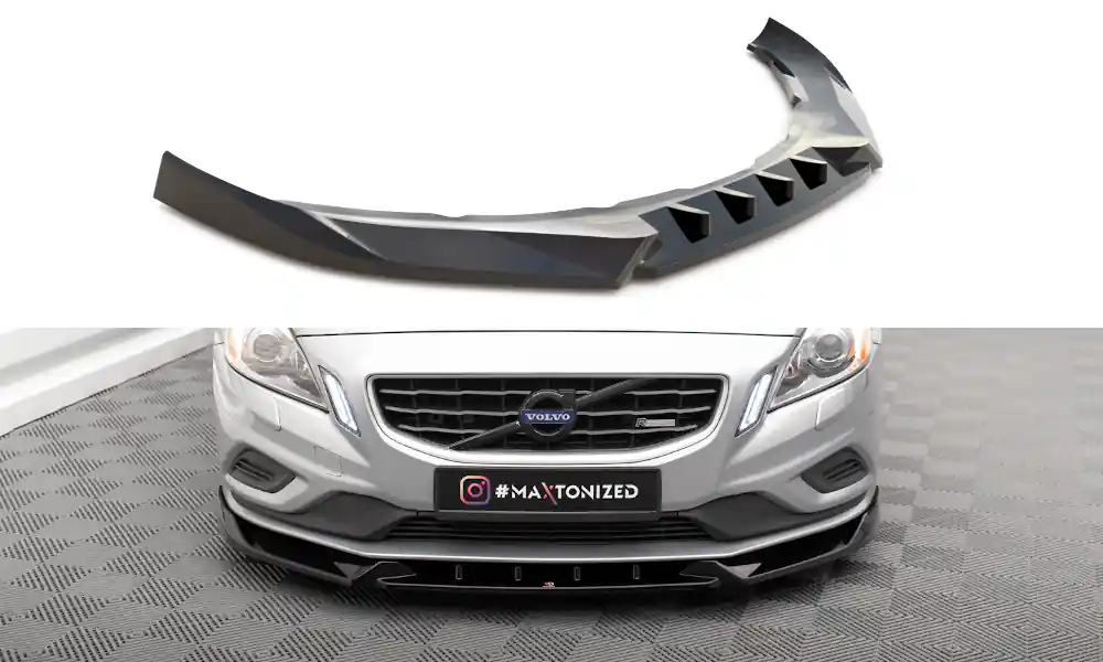 Sezónní Sleva Volvo S60 Mk2 R-Design, spoiler pod přední nárazník, Maxton design