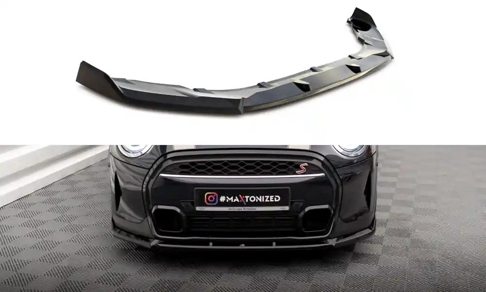 Tovární Cena Mini Cooper F56 Facelift, spoiler pod přední nárazník ver.2, Maxton Design