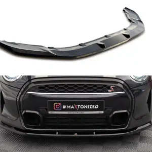 Mini Cooper F56 Facelift, spoiler pod přední nárazník, Maxton Design Sezónní Sleva