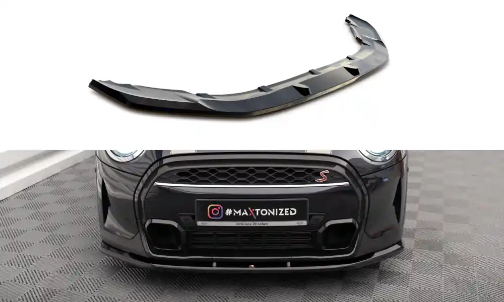 Mini Cooper F56 Facelift, spoiler pod přední nárazník, Maxton Design Sezónní Sleva