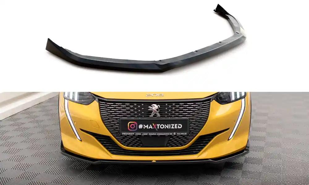 Víkendová Akce Peugeot 208 GT Mk2, spoiler pod přední nárazník ver.2, Maxton design