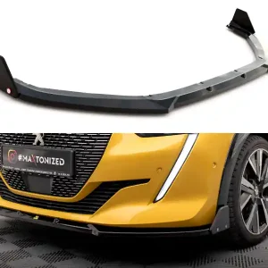 Peugeot 208 GT Mk2, spoiler pod přední nárazník ver.1 s křidélky, Maxton design Přímo Od Výrobce