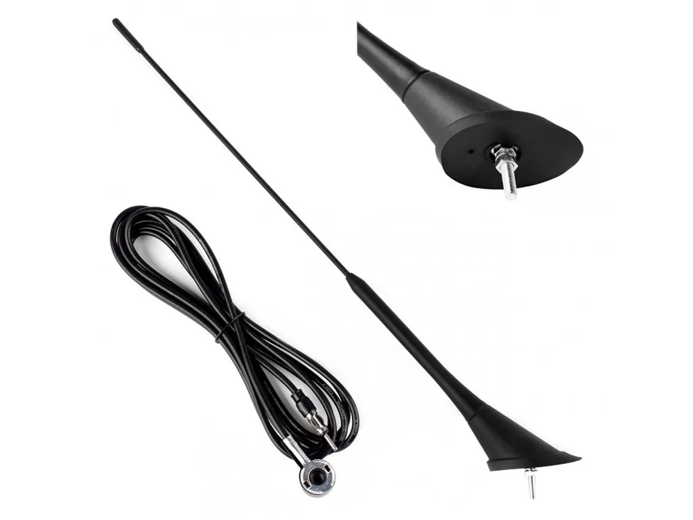 Víkendová Akce Autoanténa 40cm 5mm adaptér 3m cord ANT07