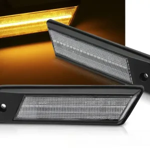 BMW E30/E28/E24/E23 - LED Dynamické blikače CHROMOVÉ Nakupujte Hned