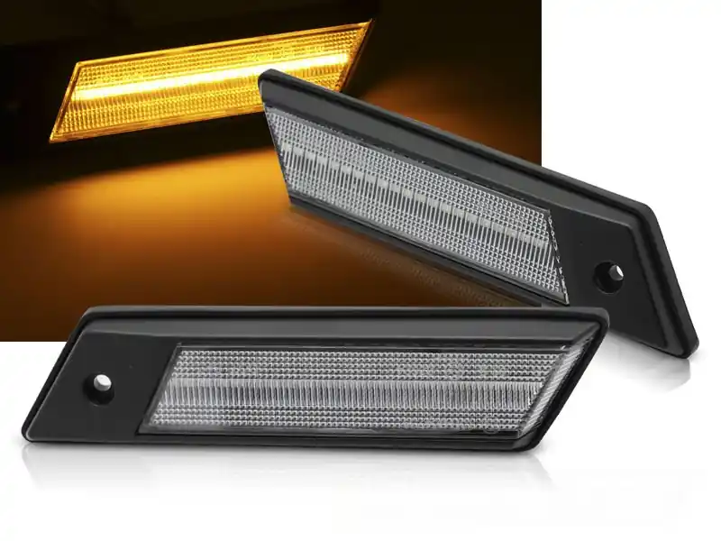 BMW E30/E28/E24/E23 - LED Dynamické blikače CHROMOVÉ Nakupujte Hned