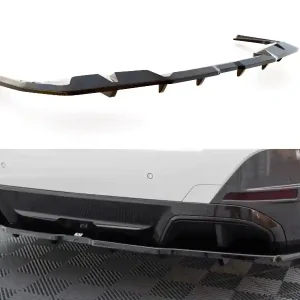 Nová Kolekce BMW i4 G26 M-Pack, spoiler pod zadní nárazník s žebrováním v.1, Maxton design