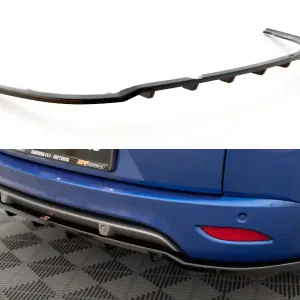 Renault Megane Mk3 Facelift GT Line Grandtour, středový spoiler pod zadní nárazník s žebrováním, Maxton design Zlevněný