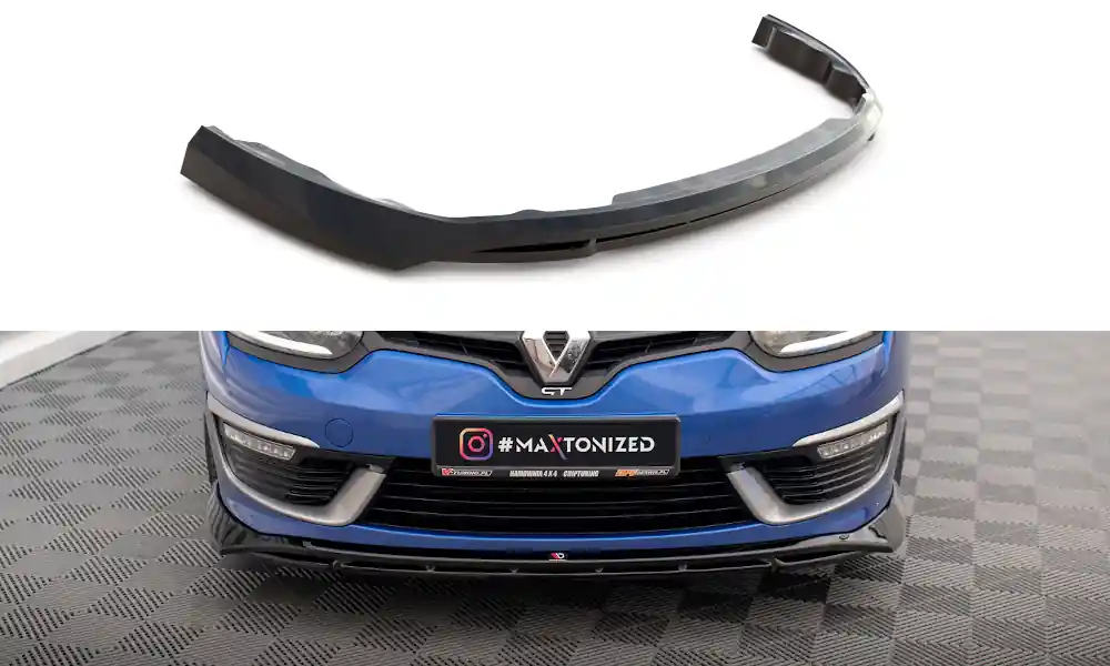 Renault Megane Mk3 Facelift GT Line Grandtour, spoiler pod přední nárazník, Maxton design Finální Výprodej
