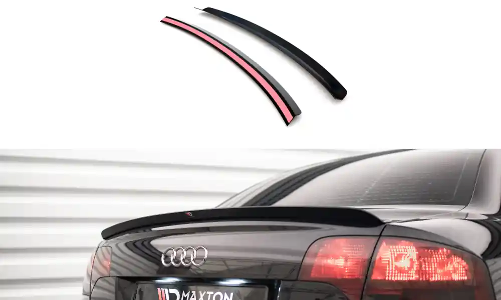 Audi A4 B7 Sedan S-Line, prodloužení spoileru, Maxton design Vysoce Kvalitní