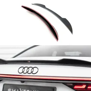 Originální Audi A8 D5 / S-Line / S8 D5, prodloužení spoileru 3D, Maxton design