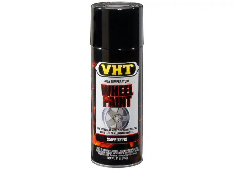 Koupit Online VHT Wheel Paint barva na kola, LESKLÁ ČERNÁ 325ml