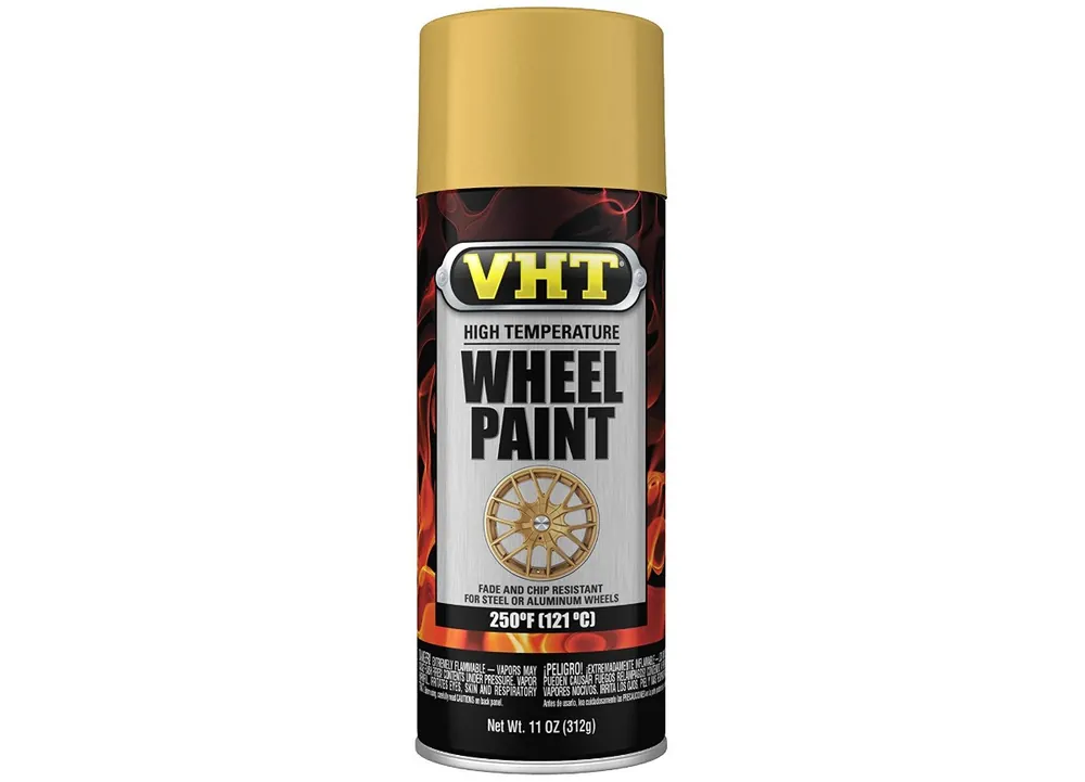 VHT Wheel Paint barva na kola, MATNÁ ZLATÁ 325ml Tovární Cena