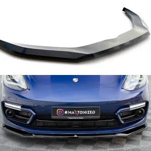 Porsche Panamera 971 Facelift E-Hybrid, spoiler pod přední nárazník, Maxton Design Výhodná Nabídka