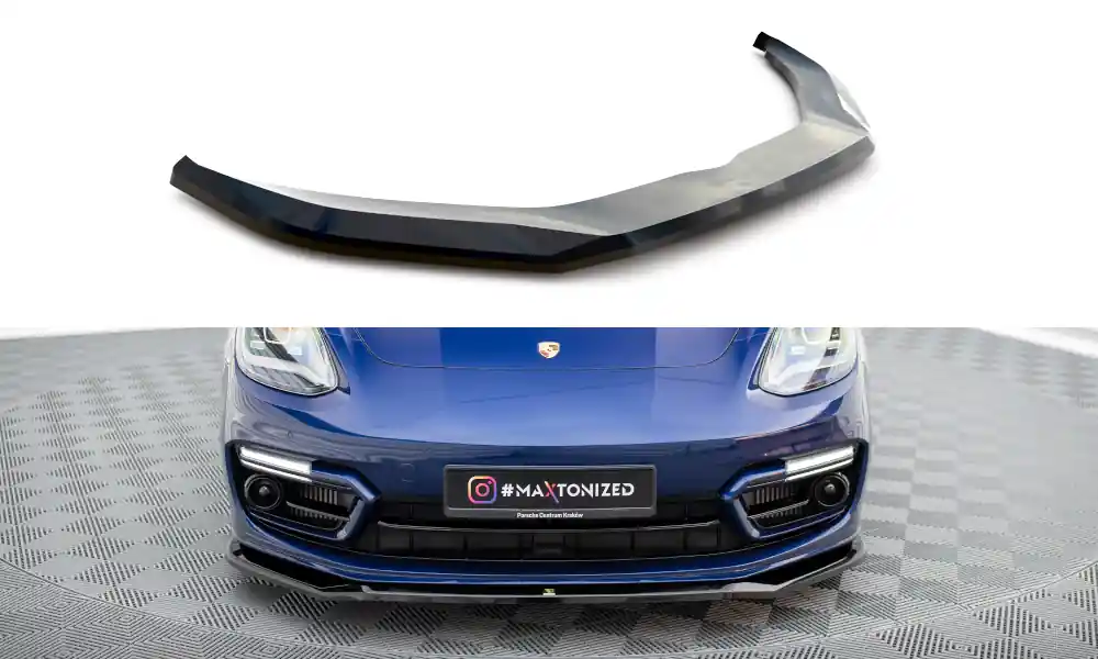 Porsche Panamera 971 Facelift E-Hybrid, spoiler pod přední nárazník, Maxton Design Výhodná Nabídka