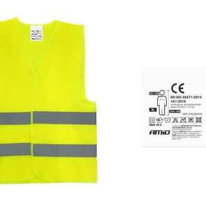 Výstražná vesta ŽLUTÁ SV-01 vel. XL Originální